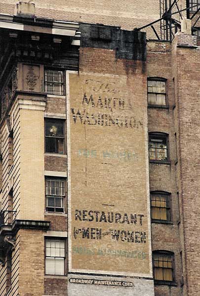 Martha Washington Hotel - Martha Washington Hotel - The Martha Washington Hotel, 29 E. 29th St. between Madison and Park Ave.   South (1987). The Martha Washington Hotel was built in 1902 (opened on 2Â ...