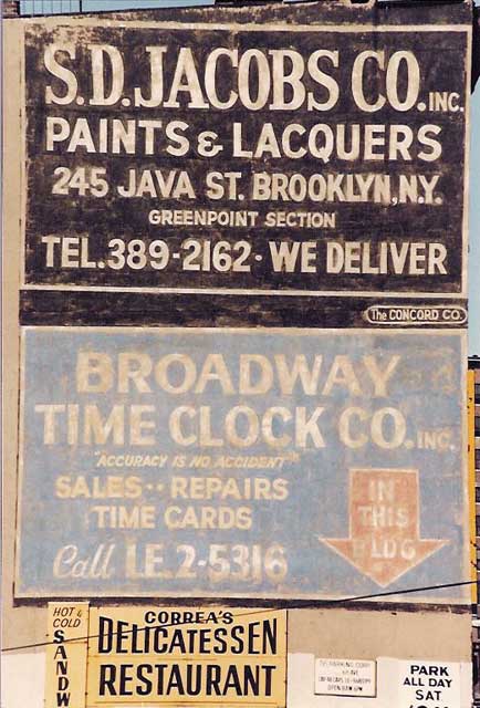 Jacobs / Bway Time Clock